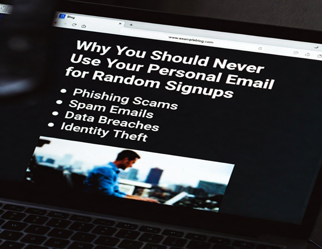 Why You Should Never Use Your Personal Email for Random Signups